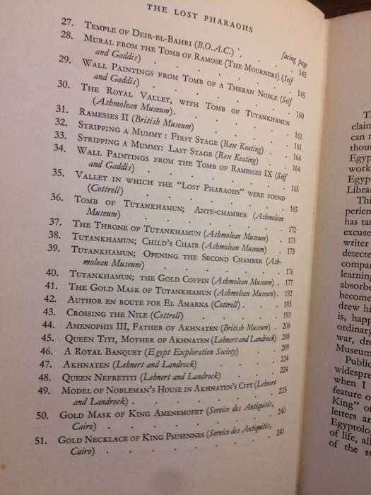 The Lost Pharaohs: The Romance of Egyptian Archaeology - Leonard Cottrell (1950 1st Edition)