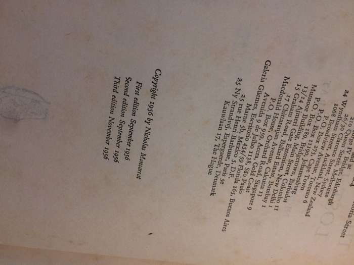 The Tribe That Lost Its Head - Nicholas Monsarrat (1956 Hardcover)