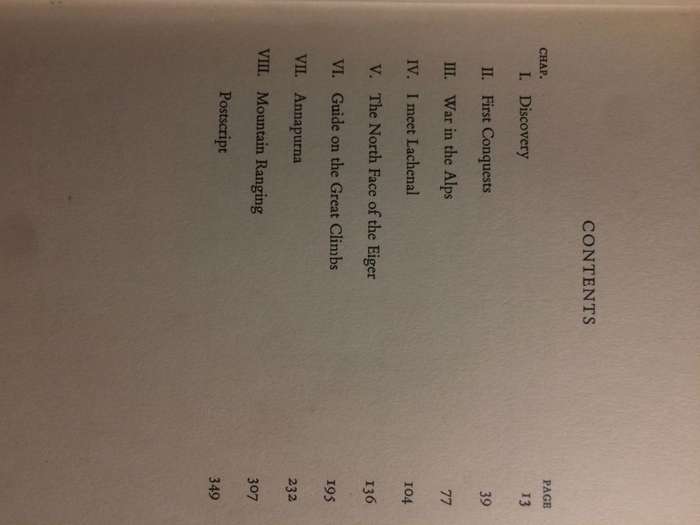Conquistadors of the Useless: From the Alps to Annapurna and Beyond - Lionel Terry (1963 1st Ed)