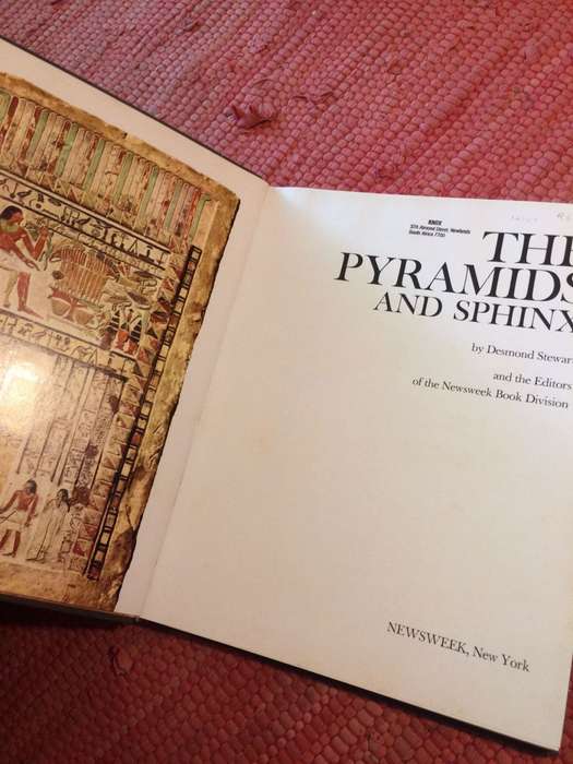 The Pyramids and Sphinx: Egypt under the Pharaohs - Desmond Stewart (1971 1st Edition Hardcover)