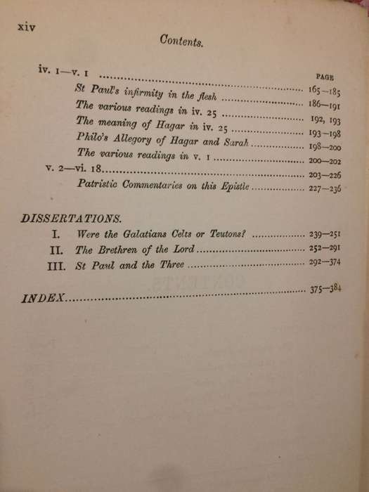 Saint Paul's Epistle to the Galatians - JB Lightfoot (1902 HARDCOVER)