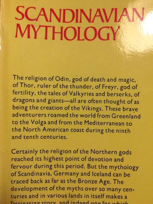 Scandinavian Mythology - HR Ellis Davidson (1969 1st Edition Hardcover)