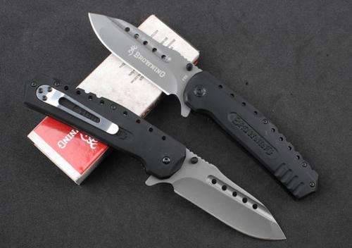 THE F66 FOLDING BLADE KNIFE WITH RUBBER HANDLE - NEW ON THE MARKET ONE AWESOME KNIFE!!!
