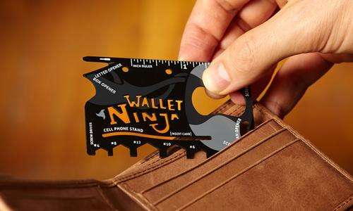 Ultimate Credit Card Sized Multi-Tool that Everyone Needs - Wallet Ninja!!!