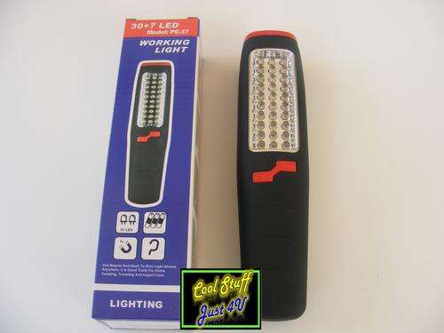 30 + 7 LED WORKING LANTERN / TORCH WITH MAGNET & HANGING HOOK!!!