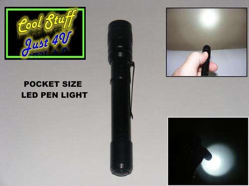 120 LUMENS POCKET SIZE PEN LED LIGHT TORCH WITH ALUMINIUM ALLOY BODY - VERY BRIGHT!!!