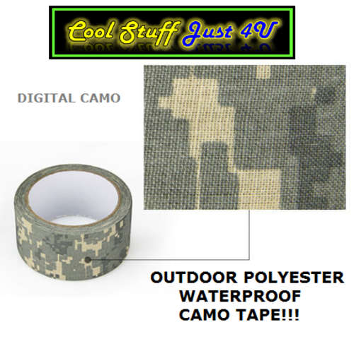 DIGITAL CAMO - OUTDOOR POLYESTER WATERPROOF CAMO TAPE!!!