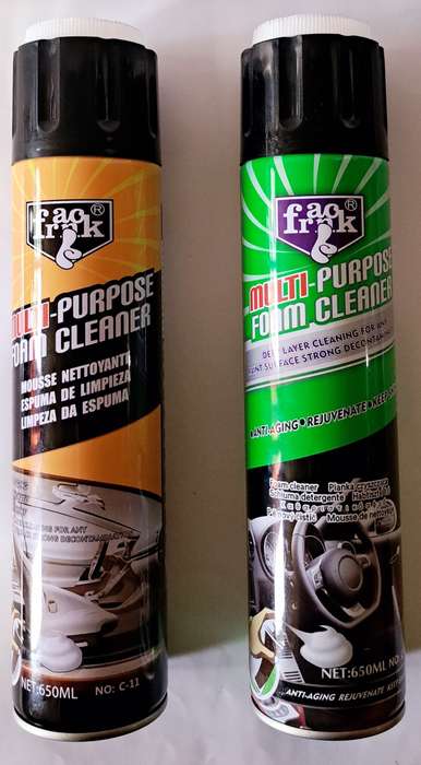 MULTI-PURPOSE FOAM CLEANER *2× 650ML **SEALED ** NEW**.