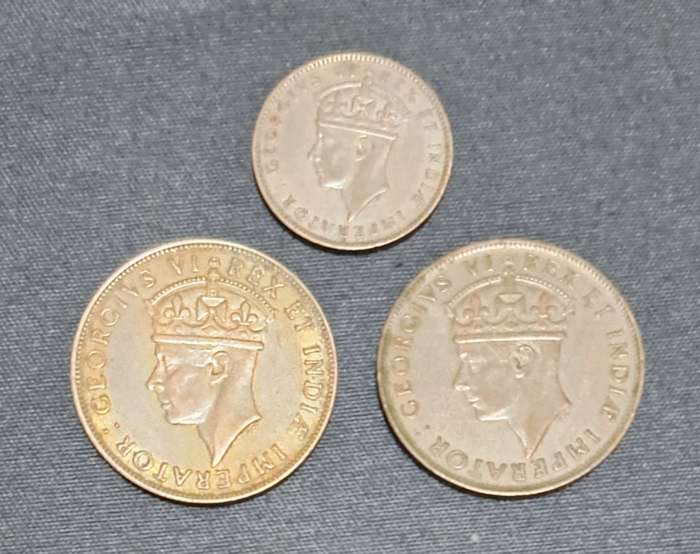 EAST AFRICA **SILVER** COINS 19,2 GRAMS.