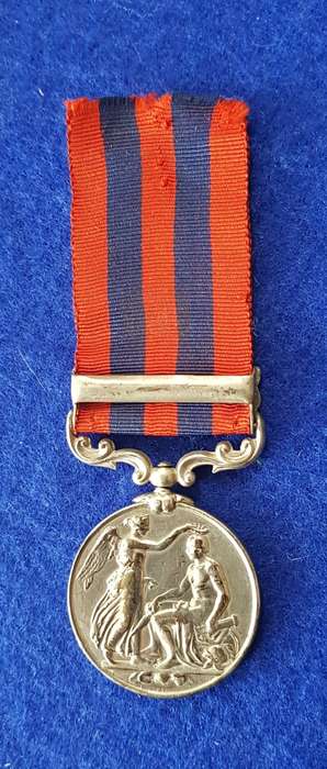 INDIA GENERAL SERVICE MEDAL (1854) - BHOOTAN CLASP - Full Size Medal