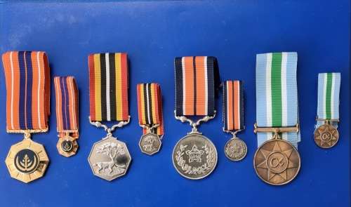 SADF - MEDAL LOT - FULL SIZE + MINIATURES