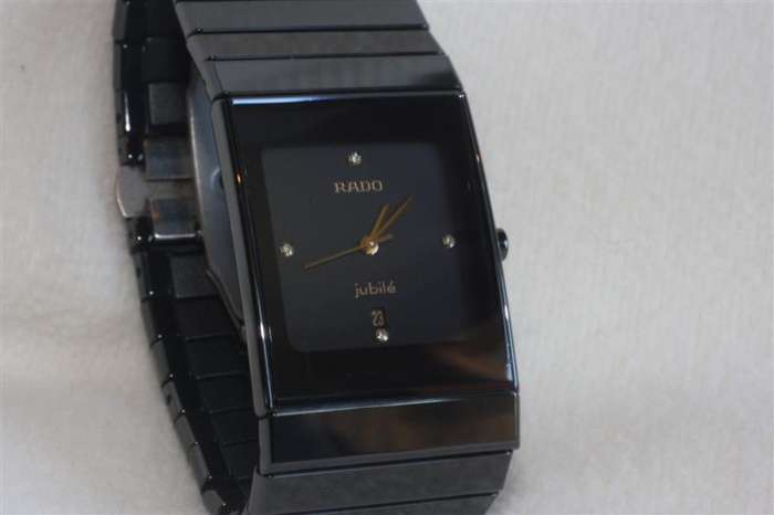 Rado Jubile Diastar black mens black daimond face watch