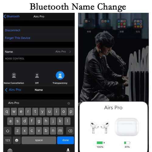 Airpod Gen 2/3/4 Wireless Headphones Bluetooth 5.0 Noise Canceling Low Sports Earbuds