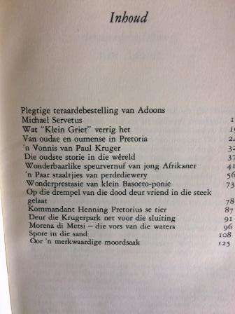 Spore in die Sand en ander Vertellings, Eugène N. Marais