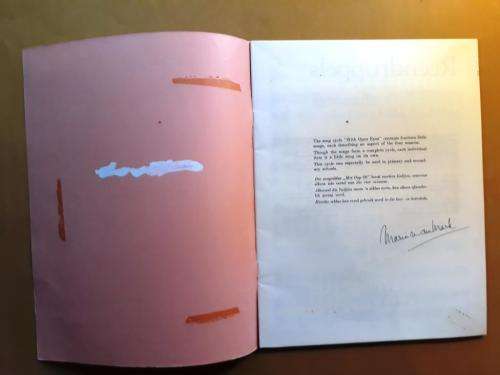 Met Oop Oë/With Open Eyes, Fourteen Little Songs, Maria van der Mark