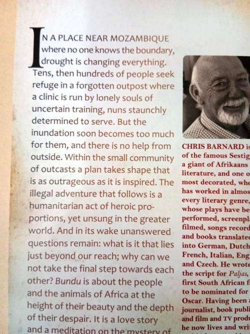 Bundu, Chris Barnard