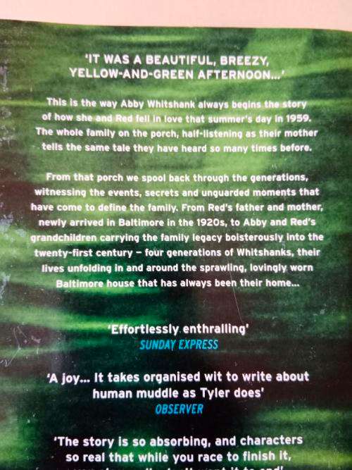 A Spool of Blue Thread, Anne Tyler