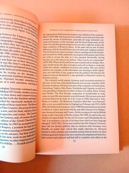 Selected Writings, Adolf von Harnack