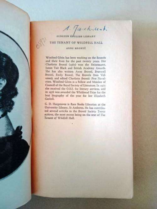 The Tenant of Wildfell Hall, Anne Brontë