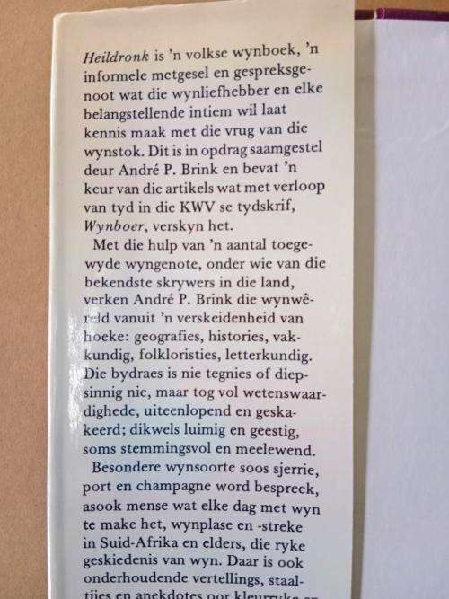 Heildronk, saamgestel deur André P. Brink