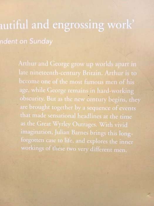 Arthur and George, Julian Barnes