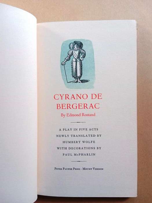 Cyrano de Bergerac, By Edmond Rostand