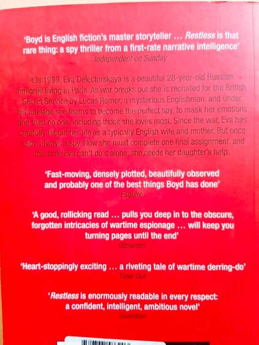Restless, William Boyd