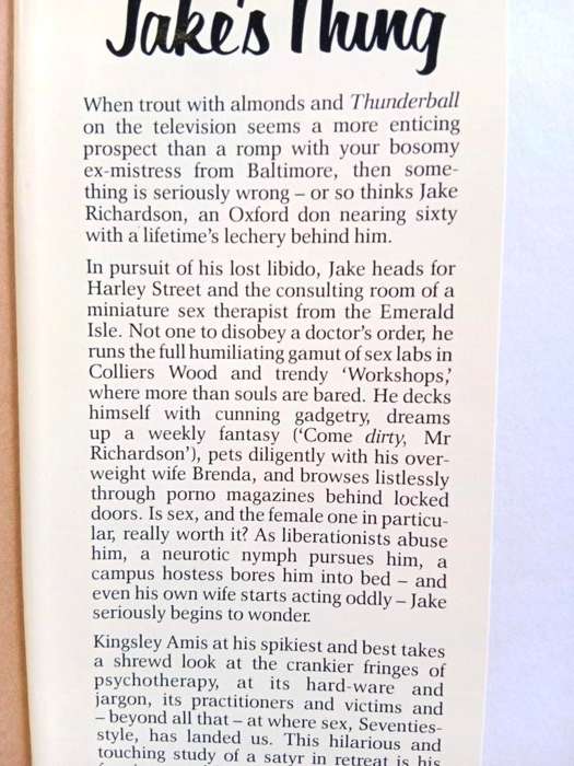 Jake`s Thing, Kingsley Amis
