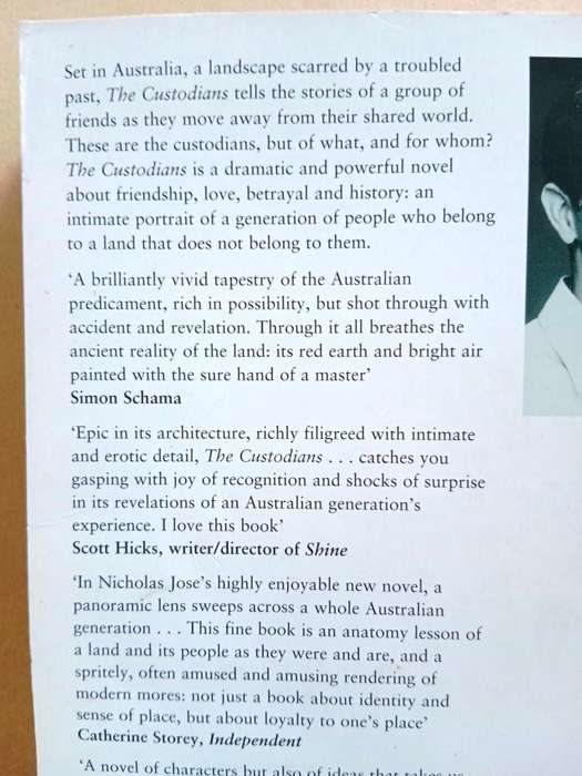 The Custodians, Nicholas Jose