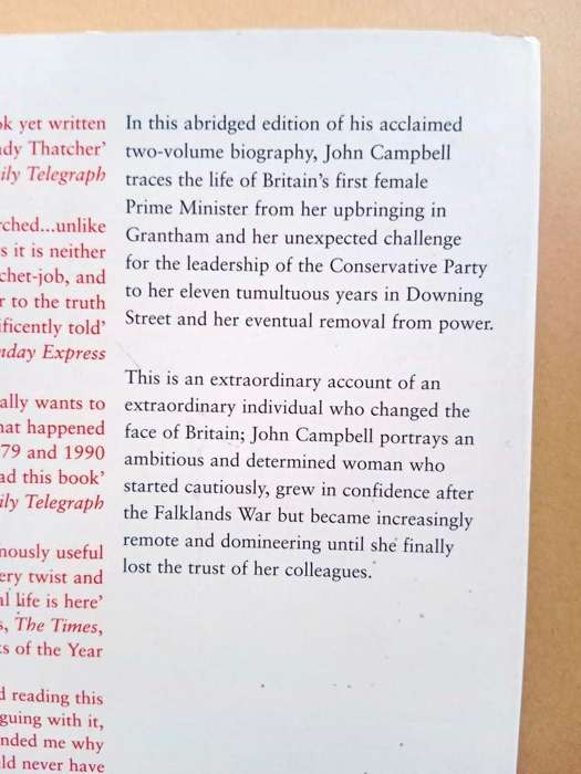 The Iron Lady: Margaret Thatcher, John Campbell