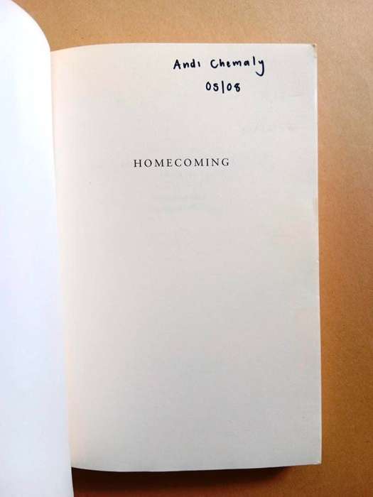 Homecoming, Bernhard Schlink