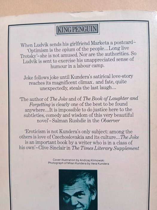 The Joke, Milan Kundera