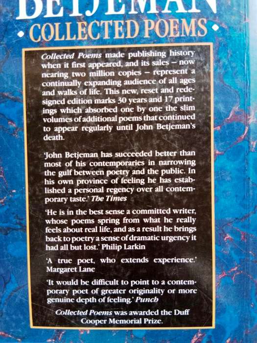 Collected Poems, John Betjeman
