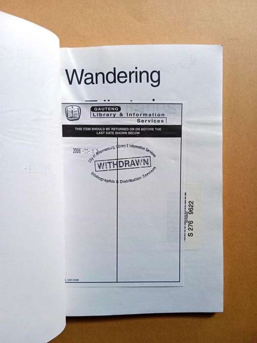 Wandering Tributaries, Lebogang Lance Nawa [stories]