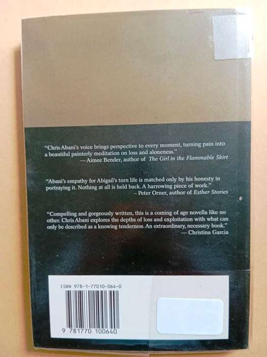 Becoming Abigail, Chris Abani