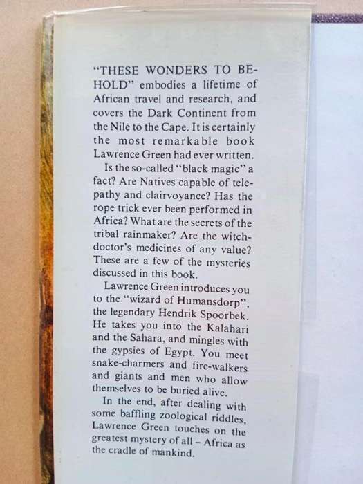 These Wonders to Behold, Lawrence G. Green