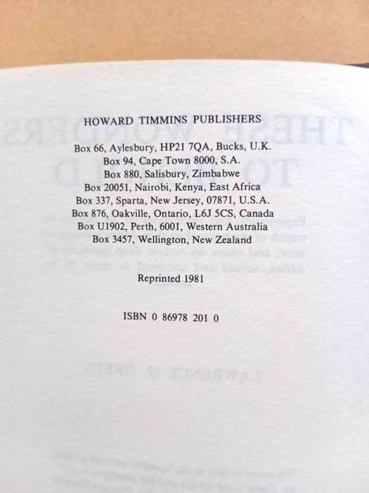 These Wonders to Behold, Lawrence G. Green