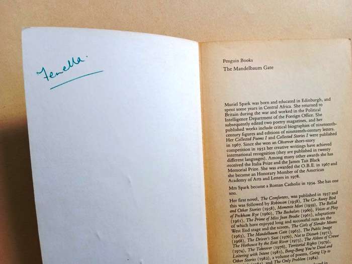 The Mandelbaum Gate, Muriel Spark