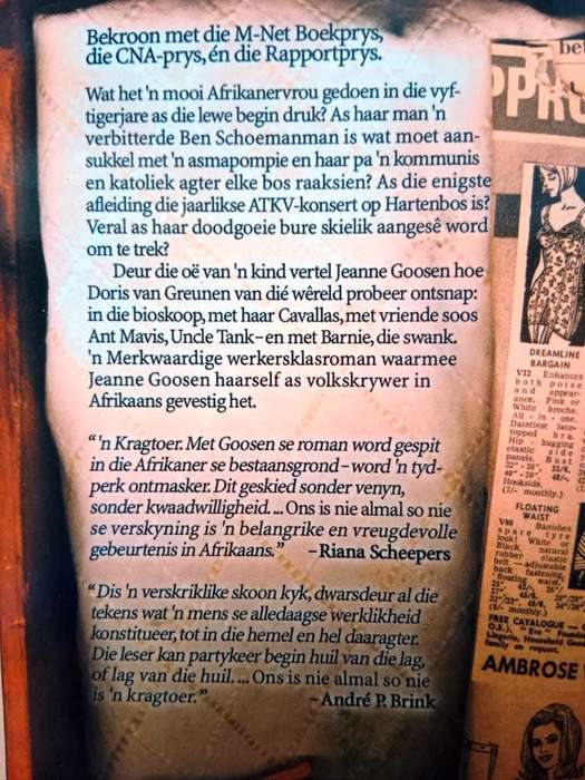 Ons is nie almal so nie, Jeanne Goosen