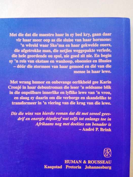 Vir `n pers huis, Karin Cronjé