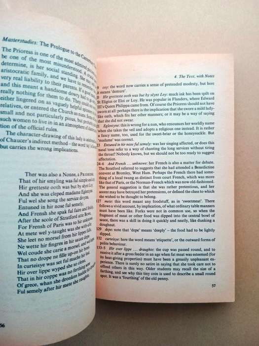 Geoffrey Chaucer, The Prologue to the Canterbury Tales, A Critical Study, John Cunningham