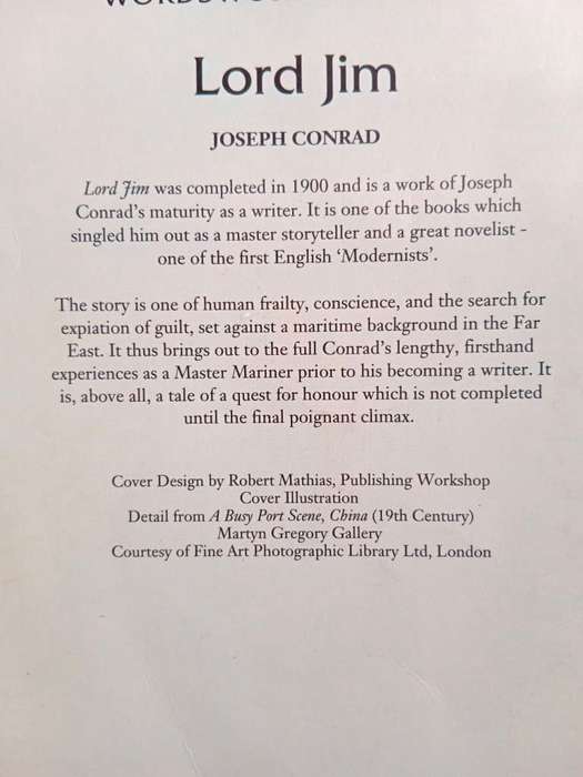 Lord Jim, Joseph Conrad