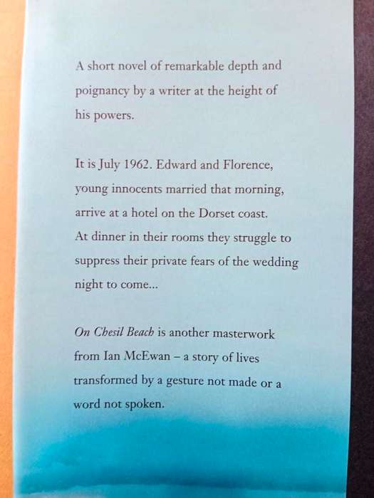 On Chesil Beach, Ian McEwan