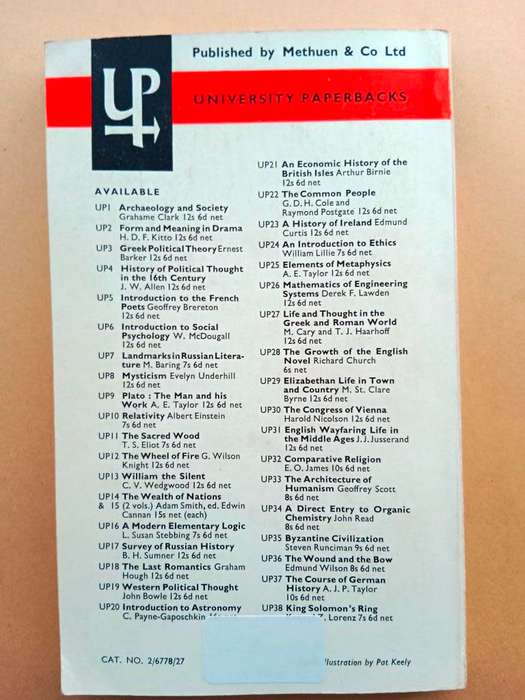 The Growth of the English Novel, Richard Church
