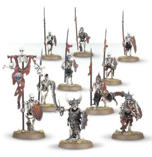 Warhammer Age Of Sigmar Deathrattle Skeleton Warriors