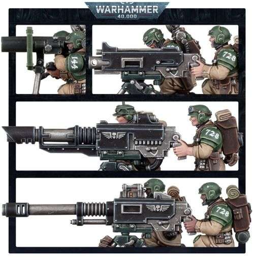 Astra Militarum: Heavy Weapons Squad- Warhammer 40K