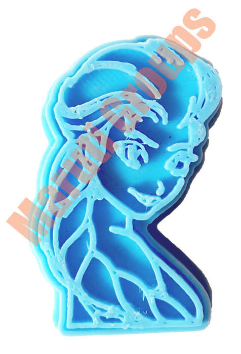Frozen Elsa - 2 in 1 Press and Cookie cutter