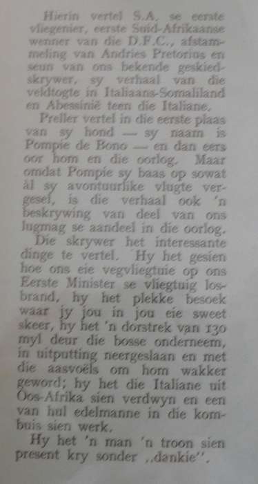 My hond, die oorlog en ek deur Bob Preller