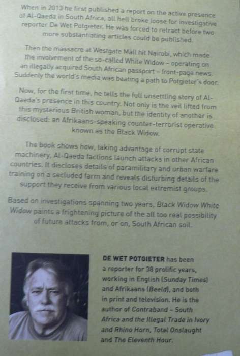 Black Widow, White Widow by De Wet Potgieter(Is Al-Qaeda operating in South Africa?)