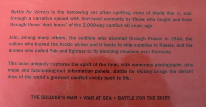 Battle for victory, men and machines of world war II(WWII)